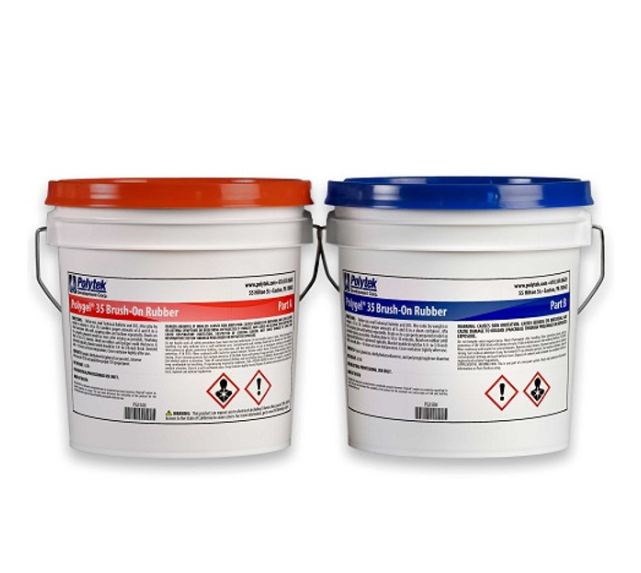 Polytek Polygel 35 Brush-On Liquid Polyurethane Rubber
