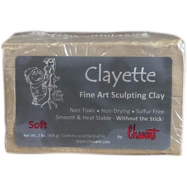 Chavant Clayette Tan Firm - 10lbs (1/4 Case)