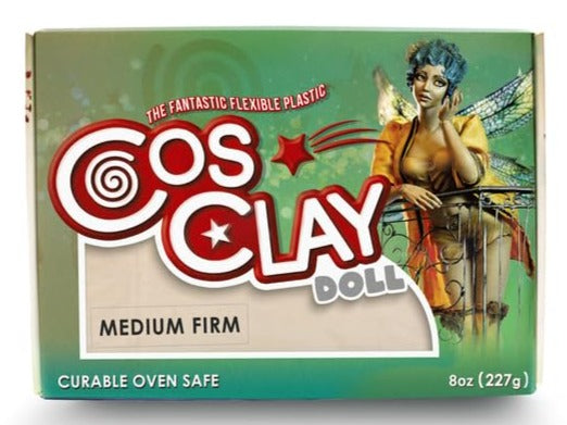 Cosclay Doll - Faerie Light - Medium Firm - Flexible Polymer Clay (8oz)