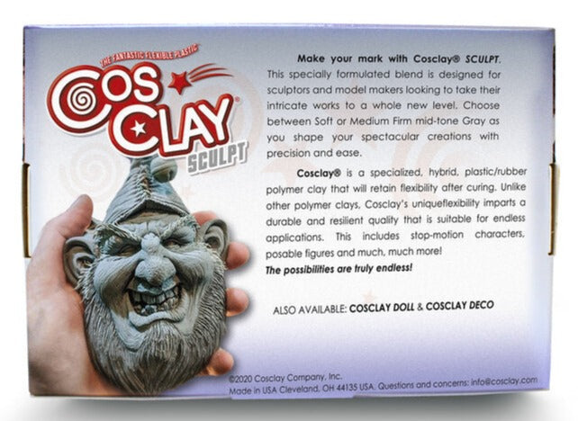 Cosclay Sculpt - Flexible Polymer Clay (1lb)