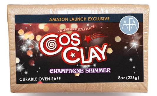 Cosclay Deco Champagne Shimmer - Flexible Polymer Clay