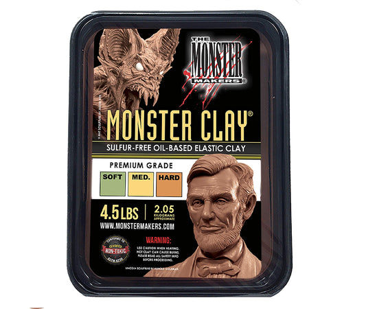 Monster Clay Premium Grade Modeling Clay (4.5lb tub)
