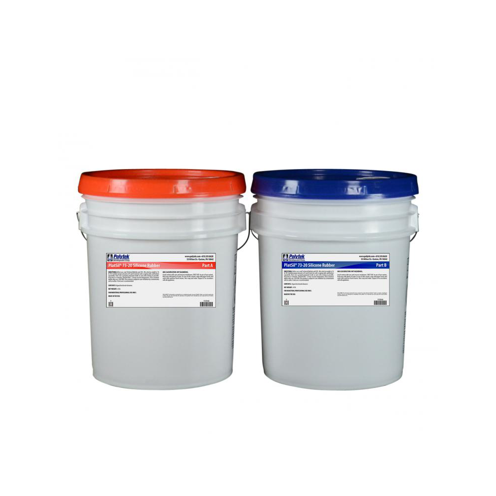 Polytek PlatSil 73-20 Platinum Silicone Rubber - AFA Supplies ...