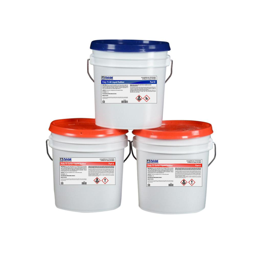 Polytek Poly 75-80 Liquid Polyurethane Rubber - AFA Supplies – American ...