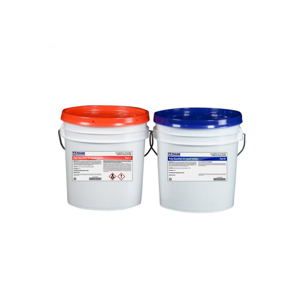 Polytek GlassRub 50 Polyurethane Liquid Rubber - AFA Supplies ...