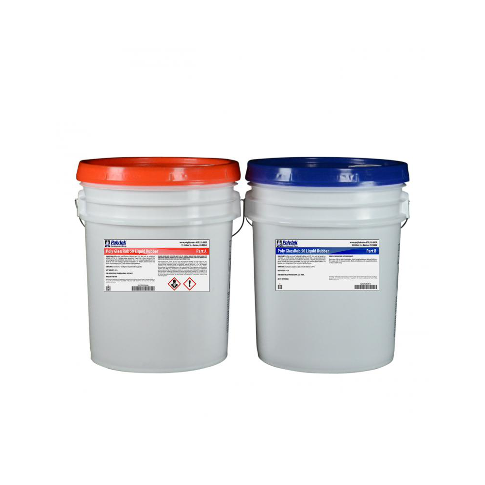 Polytek GlassRub 50 Polyurethane Liquid Rubber - AFA Supplies ...
