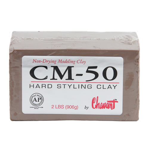 Chavant CM-50 Hard Industrial Styling Clay - 10lbs (1/4 Case)