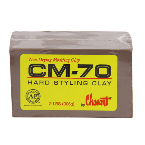 Chavant  CM-70 Extra-Hard Industrial Styling Clay - 10lbs (1/4 case)
