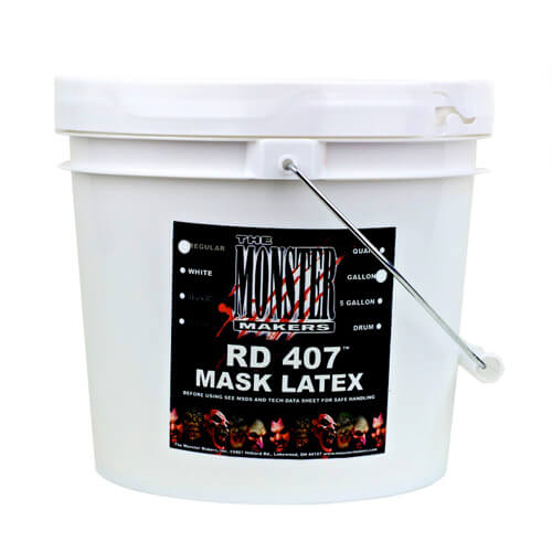 Monster Makers RD-407 Mask Latex (Bat Black) - 1 Gallon